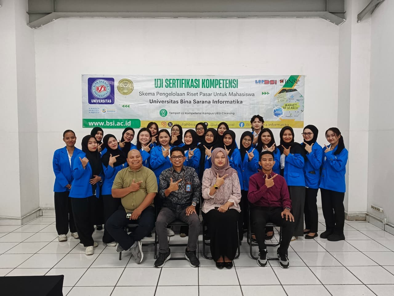 LSP UBSI Sukses Selenggarakan Uji Sertifikasi Kompetensi untuk Mahasiswa FEB UBSI Kampus Cikarang pada Skema Sertifikasi Pengelolaan Riset Pasar